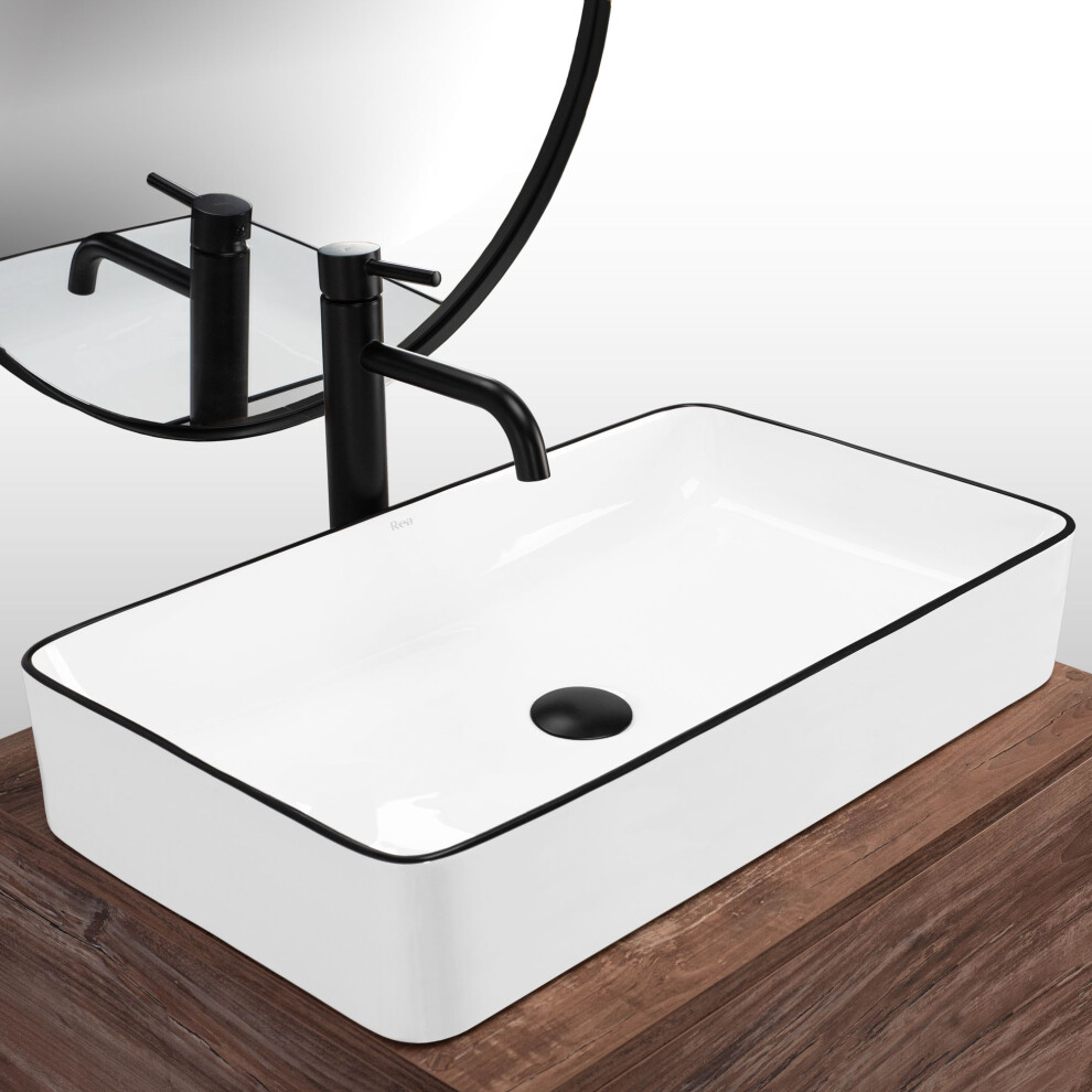 Countertop Basin Rea Denis Shiny Marmo 5902557375189