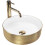 Vasque À Poser Rea Sami Gold White Brush Gold 1