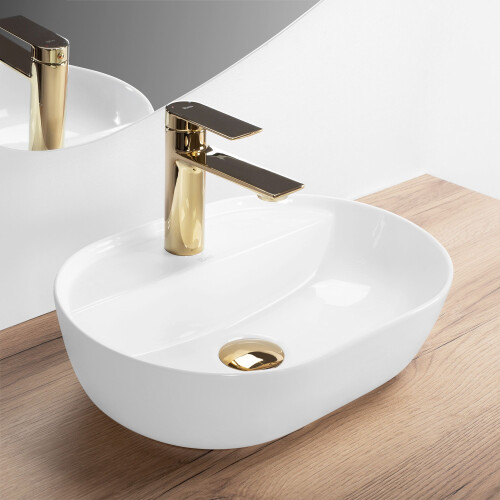 Lavabo Da Appoggio Rea Aura 42 1