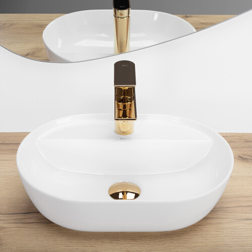 Lavabo Da Appoggio Rea Aura 42 2