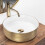 Vasque À Poser Rea Sami Gold White Brush Gold 2