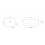 Lavabo Da Appoggio Rea Claudia 9447 White 5