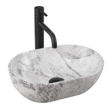 Countertop Washbasin Rea Amelia Mini Stone Matt
