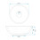Countertop Basin Rea Bella 5