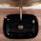 Vasque À Poser Rea Belinda Black Brush Gold 5