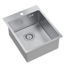 Stainless Steel Sink Russel 90 Brush Nickel