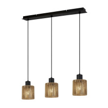 Lampe Suspendue APP1821-3CP Nature Black