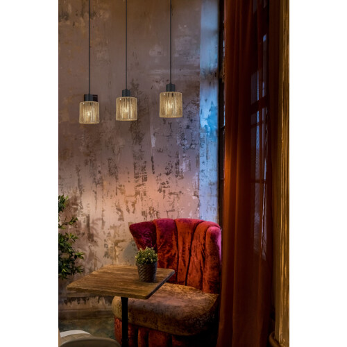 Lampe Suspendue APP1821-3CP Nature Black 1
