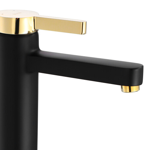 Fürdőszobai Csaptelep Rea Polo Black Gold Low 2