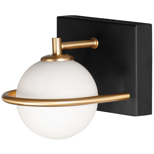 Applique Murale APP1220-1W Black Gold 1