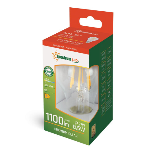 Koude Led Lamp Gls E-27 8,5w Woj+14595 2