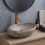 Lavabo Da Appoggio Rea Roxy B Stone Nature 6