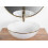 Countertop Basin Stella White Gold Edge 5