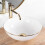 Countertop Basin Stella White Gold Edge 7