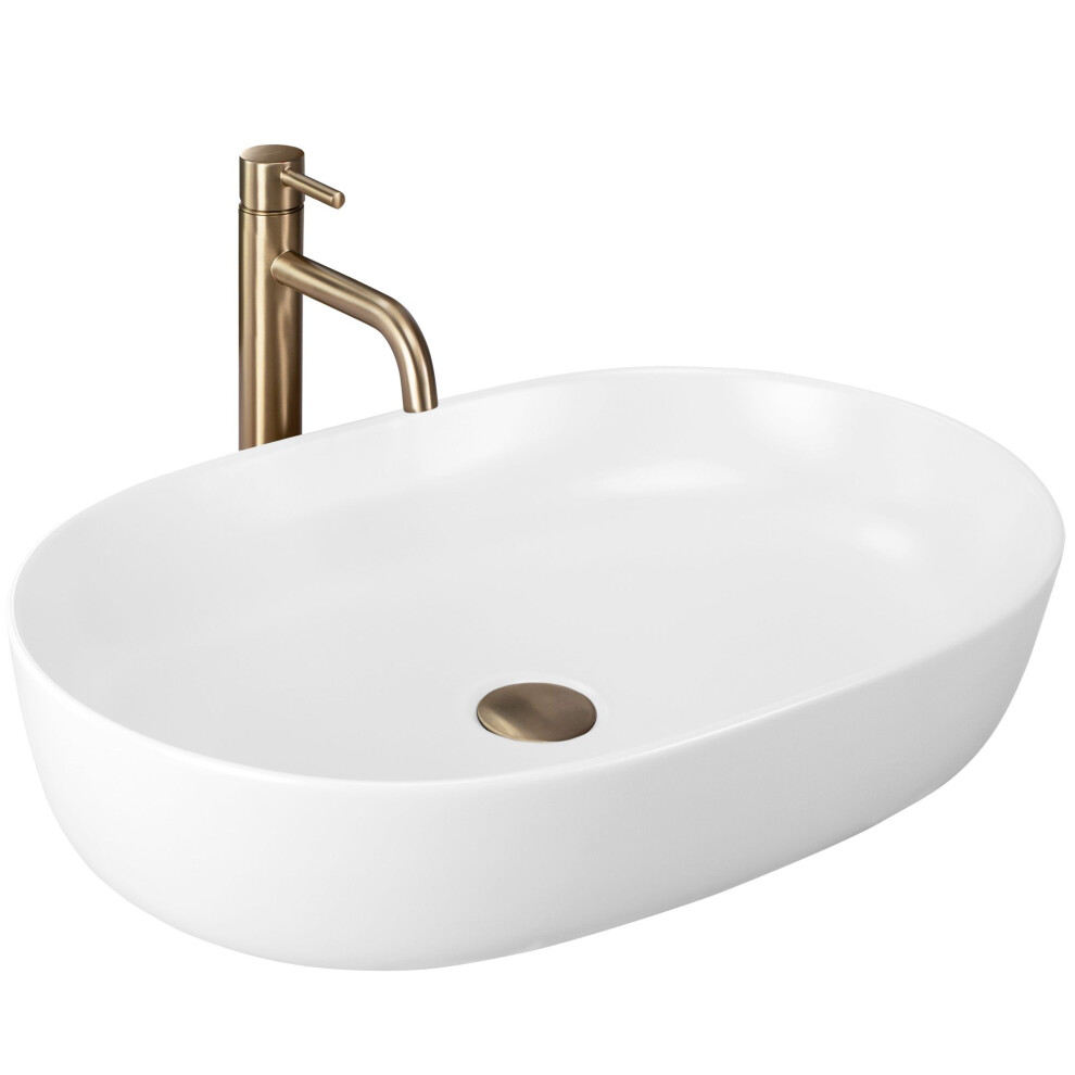 Countertop Basin Rea Cleo 61 White Matt 5902557395491