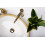 Countertop Washbasin Rea Margot White/gold 3