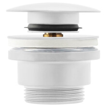 Universal Click-clack Βύσμα Νιπτήρα Rea White