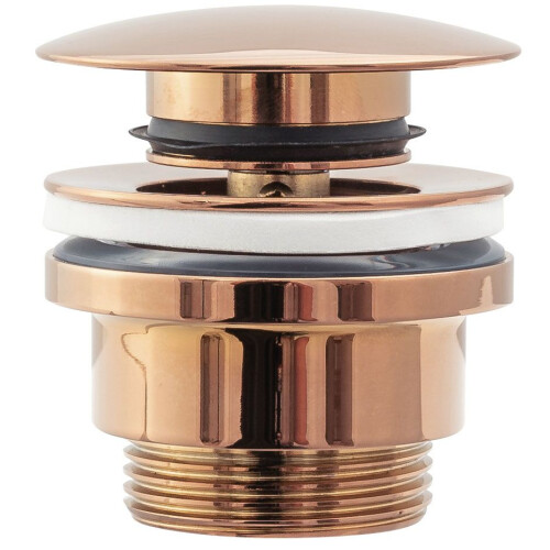 Universal Click-clack Βύσμα Νιπτήρα Rea Rose Gold