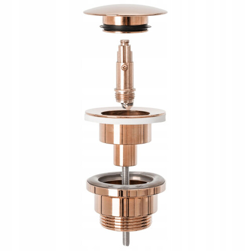 Universal Click-clack Βύσμα Νιπτήρα Rea Rose Gold 1