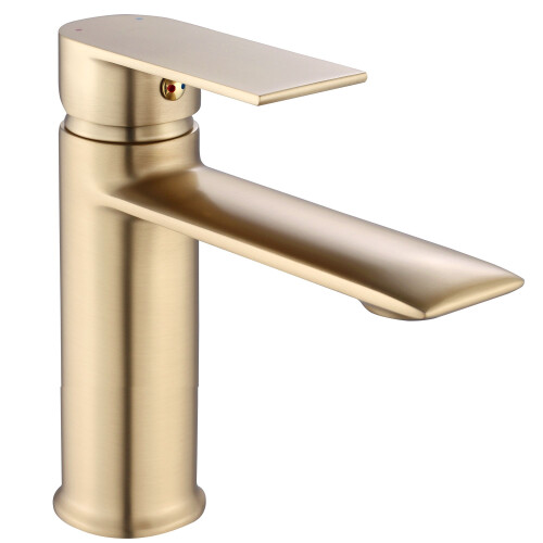Robinet De Lavabo Rea Veneta Brush Gold Low 2