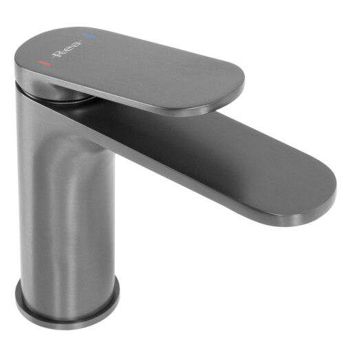 Robinet De Salle De Bain Rea Marco Gun Grey Low 1