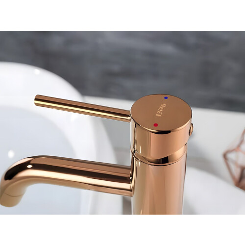 Bathroom Faucet Rea Lungo Copper High 2