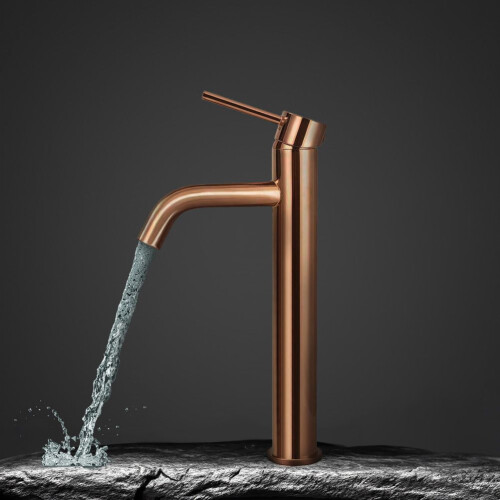 Bathroom Faucet Rea Lungo Copper High 1
