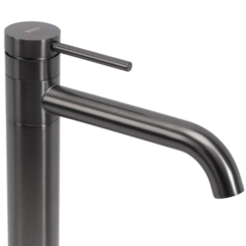 Robinet De Salle De Bain Rea Lungis Gun Grey Super High 2