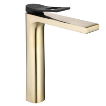 Fürdőszobai Csaptelep Rea Soul Gold Mat Black High