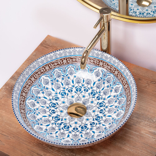 Countertop Washbasin Rea Arte Blue 1