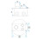 Inbouw Regendoucheset Rea Lungo Diamond Chrom + Box 5