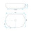 Countertop Washbasin Rea Lisa Ecru Shiny 5