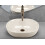 Countertop Washbasin Rea Lisa Ecru Shiny 3