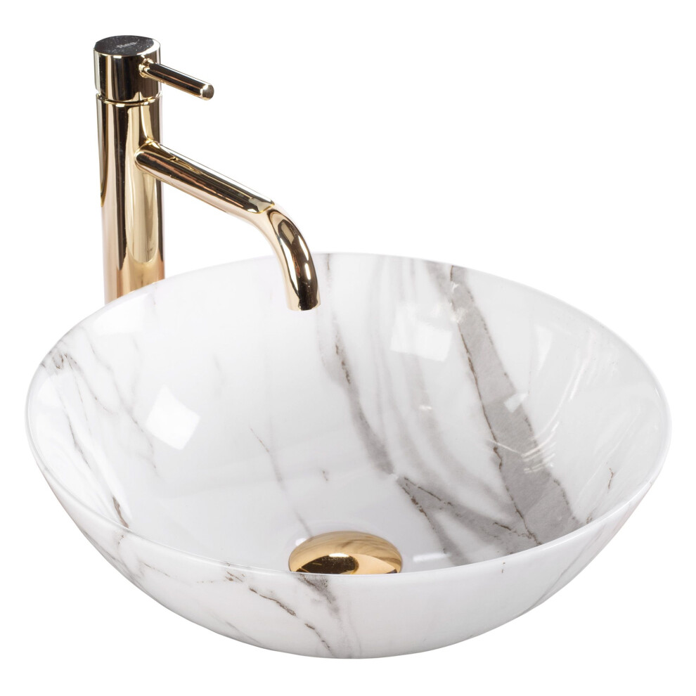 Countertop Basin Rea Stella Aiax Shiny 5906366002595