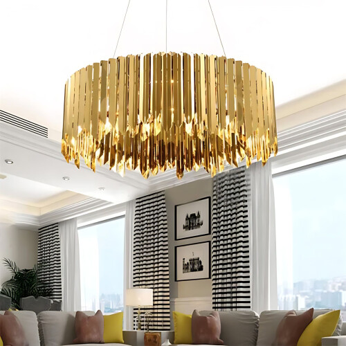 Lamp APP1764-8CP Metal Gold 1