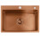 Stalen Spoelbak Liam Brush Copper without kitchen faucet 6