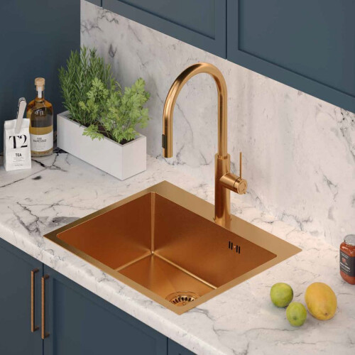 Stainless Steel Sink Russel 110 Copper 2