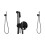 Rea Lungo Loop Bideehana Musta Metallic 3