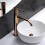 Βρύση Νιπτήρα Rea Lungo Diamond Copper, Ψηλ 2