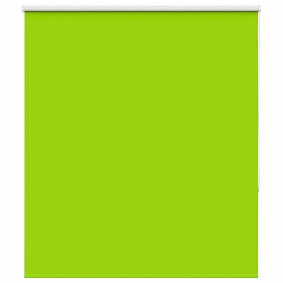 Vidaxl Green Roller Blind Blackout Leaves 140X130 Cm Fabric Width 136.6 Cm Polyester