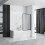 Schermo Vasca Rea Lagos Fix 70 Black 2
