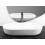 Ceramic Countertop Basin Cleo 71 White - Rea 3