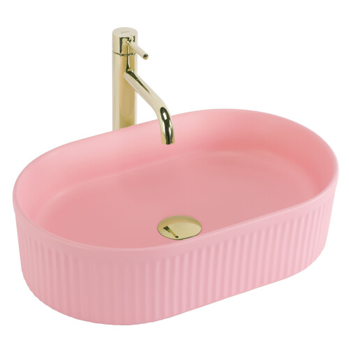 Vasque À Poser Rea Vanda Bubble Gum Matt 2
