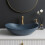 Lavabo Da Appoggio Rea Royal Blueberry Matt 6
