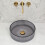 Lavabo Da Appoggio Rea Ingrid 35 Grey 4