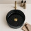 Countertop Washbasin Rea Ingrid 36 Black 4