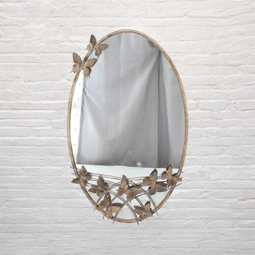 102CM OVAL METAL MIRROR 2