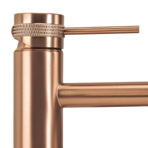 Robinet De Lavabo Rea Lungo Grip Brush Copper Low 1