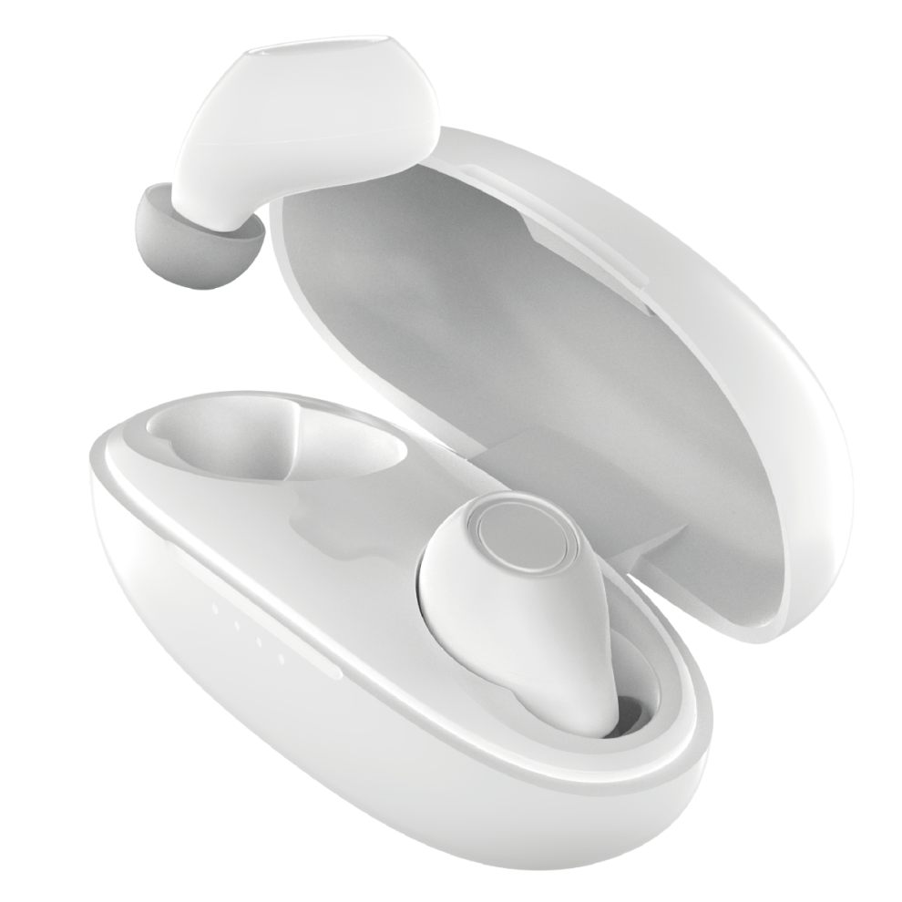 Majority Tru Bio Earbuds Clear White - Image 3