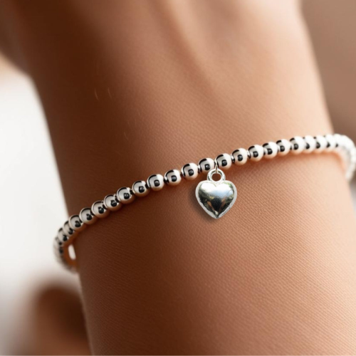 Happy Birthday Mini Gift Hamper with Silver Heart Bracelet 2